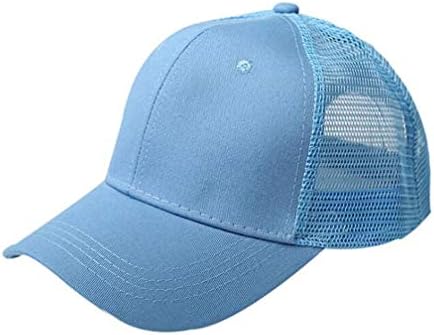 1990 נשים מבולגנים גבוהה לחמניית קוקו בייסבול כובע מתכוונן רגיל רשת נהג משאית כובע