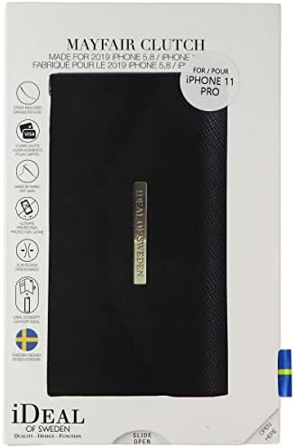 ארנק מצמד אידיאלי של שבדיה מייפייר לאייפון 11 פרו-שחור