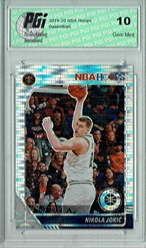 Nikola Jokic 2019 NBA Hoops 47 Pulsar Premium Stock Card PGI 10 - כרטיסי כדורסל לא חתומים