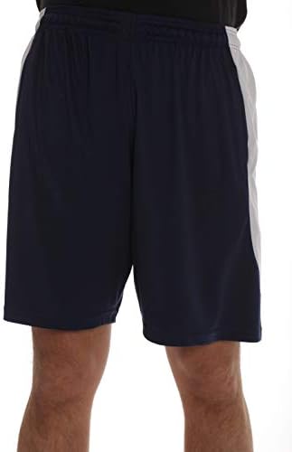 במכנסיים קצרים של כדורסל אתלטי פעיל של זמזם לגברים עם כיסים