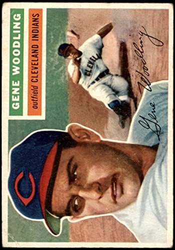 1956 Topps 163 Gry Gene Woodling Cleveland Indians VG+ Indians