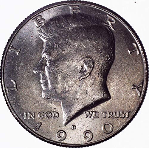 1990 D Kennedy Half Dollar 50c בערך לא מחולק