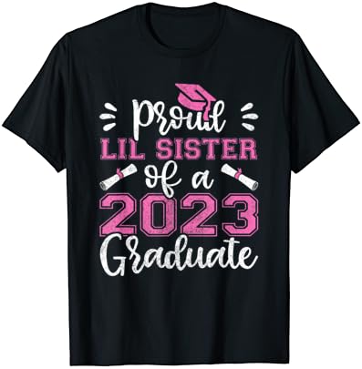 אחות גאה של שנת 2023 טי בוגר, חולצת טריקו סיום ליטל סיס