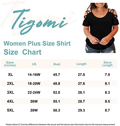 טיומי בתוספת גודל חולצה לנשים קצר שרוול חולצות חולצות הדפסת גרפי דפוס טוניקת קיץ חולצה