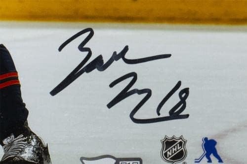 זאק היימן חתום על אדמונטון אוילרס 8x10 קנאים תמונות - תמונות NHL עם חתימה