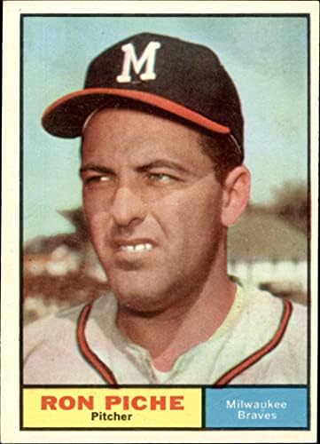 1961 Topps 61 Ron Piche Milwaukee Braves Ex/Mt Braves