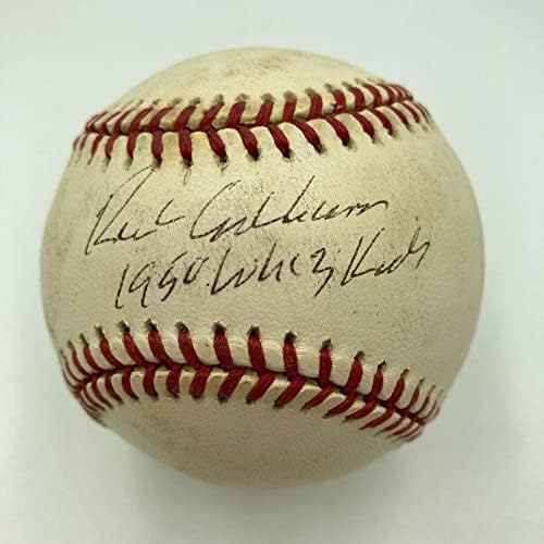 ריצ'י אשברן 1950 וויז ילדים חתמו על בייסבול רשמי בליגה הלאומית JSA COA - כדורי בייסבול חתימה
