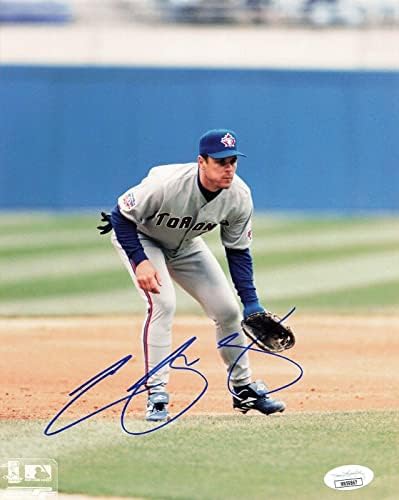 אד ספראג חתום 8x10 טורונטו בלו ג'ייס - תמונות MLB עם חתימה