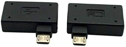 Chenyang Cy Micro OTG מתאם 2 חבילה USB 2.0 מיקרו USB זכר ל- USB מתאם OTG נקבה