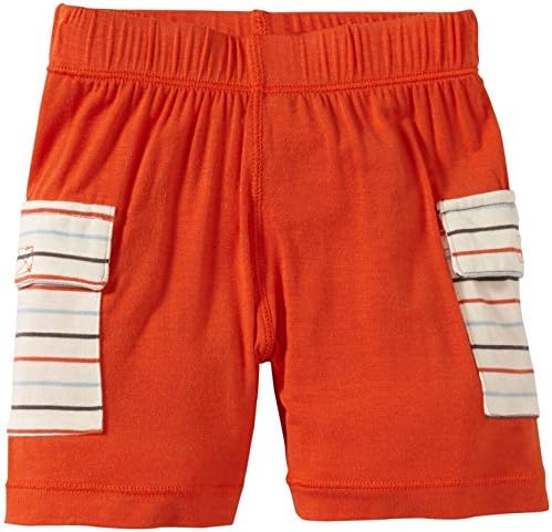 מכנסי קיקי מכנסיים קצרים-פריסבי עם פס חוף בנים-3-6 חודשים