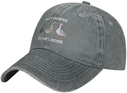 כובע גוזי מטופש מצחיק אווז מטופש על הכובע הרופף לנשים אבא כובעים כובעים מצחיקים