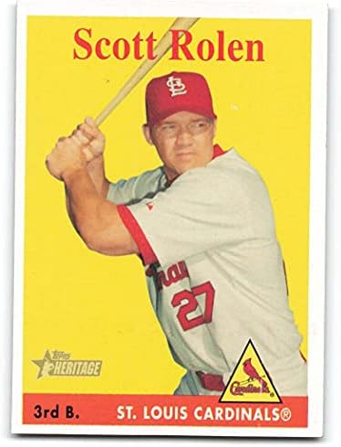 משנת 2007 Topps Heritage 106 Scott Rolen NM-Mt St. Louis Cardinals Baseball MLB