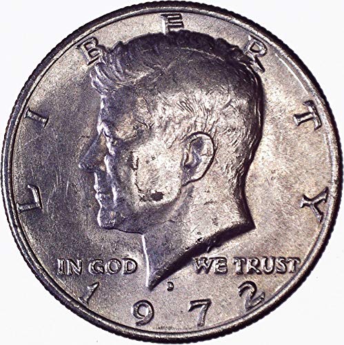 1972 ד קנדי ​​חצי דולר 50C בסדר מאוד