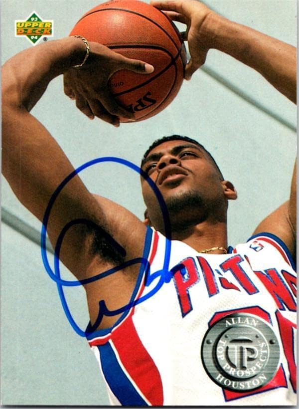 אלן יוסטון כרטיס כדורסל חתימה 1994 סיפון עליון 493 - כרטיסי כדורסל לא חתומים