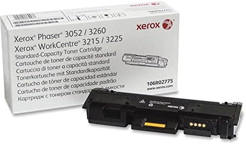 Xerox 106R02775 מחסנית טונר קיבולת סטנדרטית, שחור - באריזה קמעונאית xer106r02775