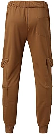 מכנסי ג'וג'רס של NYYBW Mens - מכנסי מסלול פיתוח גוף מזדמנים של מכנסי פיתוח גוף מכנסי טרנינג מחודדים עם כיסים עם כיסים עם כיסים