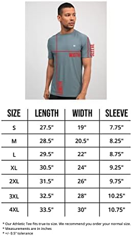 אל חולצות האימון של AM Premium לגברים - Tees Steallic Sellic Sellice S - 4xl