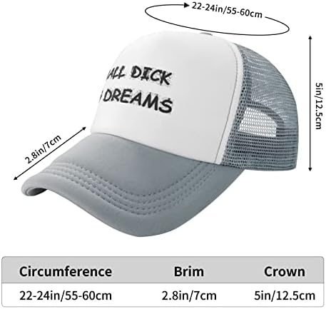 זין קטן חלומות גדולים כובע יוניסקס כובעי משאיות למבוגרים כובעים מתכווננים למבוגרים כובעי דייג קלאסיים