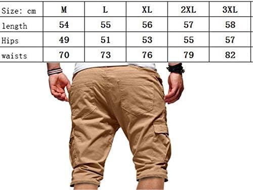 Andongnywell Shrings String Wabing מכנסיים קצרים מפעילים מכנסיים קצרים אימונים מצוידים אימונים פיתוח גוף עם כיסים