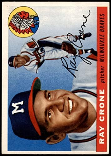 1955 Topps 149 Ray Crone Milwaukee Braves Ex Braves