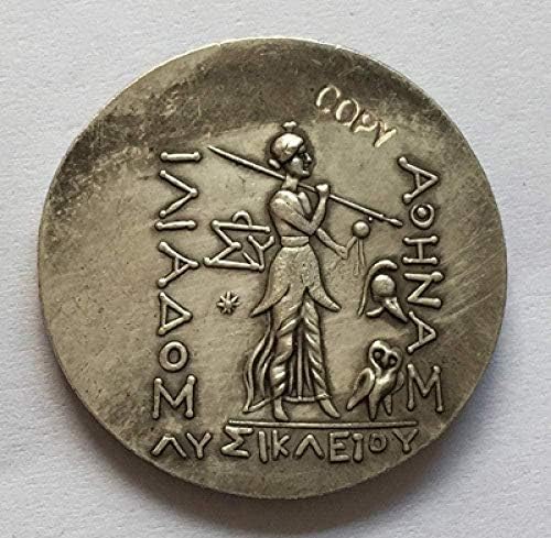 אתגר מטבעות מטבעות יוונים העתקת אוסף מטבעות קישוטי קישוטי עותק בגודל לא סדיר