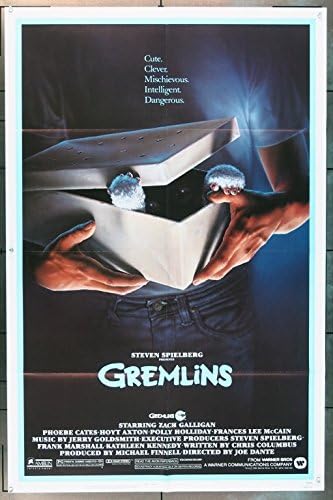 פוסטר סרטים של גרמלינס 27x41 ארהב.