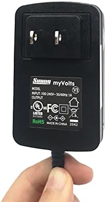 MyVolts 9V מתאם אספקת חשמל תואם/החלפה לפיליפס PET831/05 נגן DVD - ארהב תקע