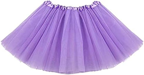 ילדה חצאית טוטו, שמלת בלט של 3 שכבות טול שמלת בלט חצאית תינוקת לבוש את מסיבת הריקודים לנסיכה בגיל 3-10