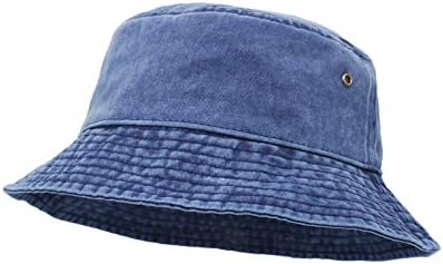 דלי כובע, רחב ברים שטף ג ' ינס כותנה חיצוני שמש כובע ראש שטוח כובע לדיג טיולים חוף ספורט