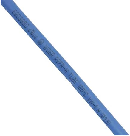 AEXIT 3.5 ממ DIA. יחס חיווט וחיבור 2: 1 חום פוליולפין כחול צינור צינור צינור חום צינור 2 מטר 6.6ft