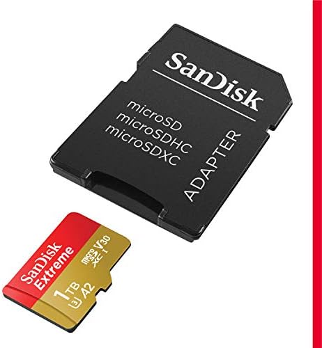 SanDisk 1TB קיצוני microSD UHS-I כרטיס עם מתאם - עד 160MB/s עם SanDisk MobileMate USB 3.0 קורא כרטיסי microSD