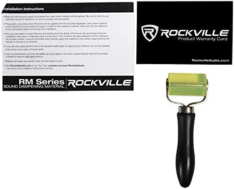Rockville Rockmat RM36-B 36 SQ Ft Butyl Butyl Butyl Sound Sound Sound Sound inte
