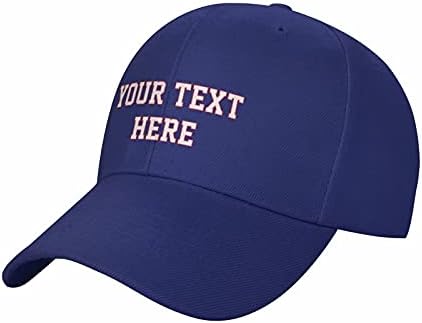 כובעים מותאמים אישית, כובע בייסבול רך, טקסט מותאם אישית &כובעי אבא תמונה, כובע מותאם אישית לגברים & נשים