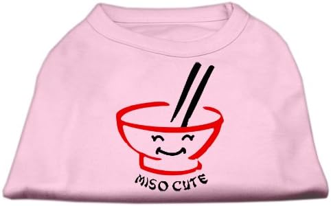 Miso Miso Screen Print חולצות ורוד XL