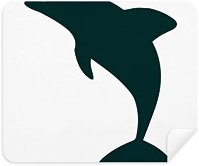 כחול אוקיינוס צייתן חמוד דולפין ניקוי בד מסך מנקה 2 יחידות זמש בד