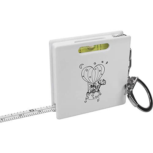 'אוויר חם בלון בעלי חיים' מחזיק מפתחות סרט מדידה / פלס כלי