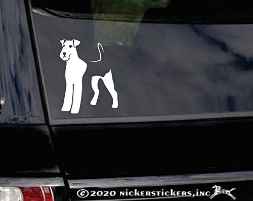 מדבקה מדבקה אוטומטית של Airedale Terrier Dog Dog Window