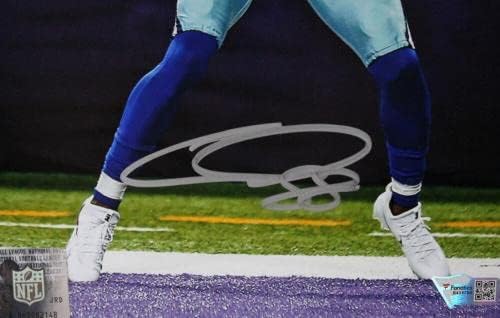 כבש Ceedee חתימה על חתימת דאלאס קאובויס 8x10 ריקוד פנאטיקה *כסף - תמונות NFL עם חתימה